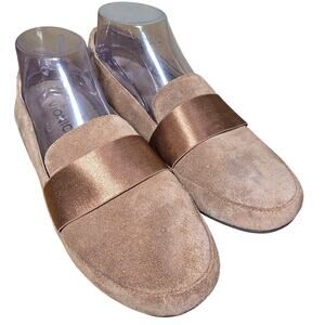 Vionic Women's Chill Bridget Brown Suede Loafers Size 7.5 Slip-On Flats Comfort